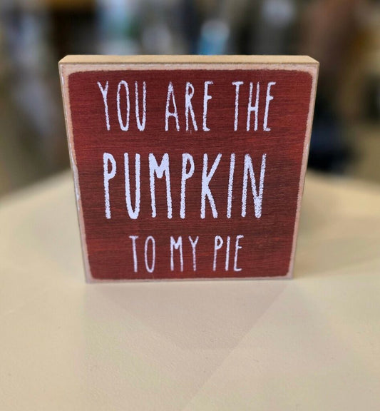 Pumpkin to my Pie