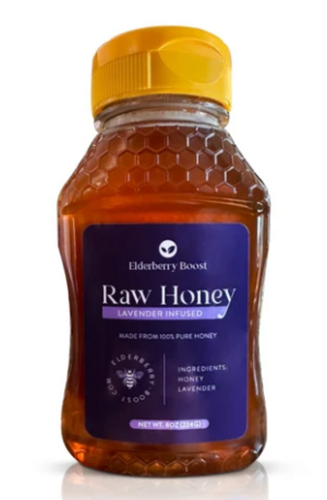 8oz Lavender Infused Honey