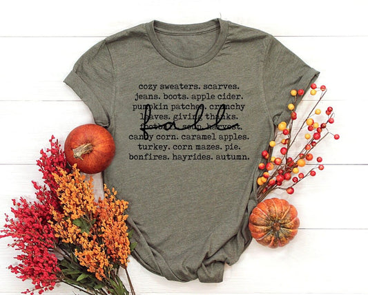 Fall Word Collage
