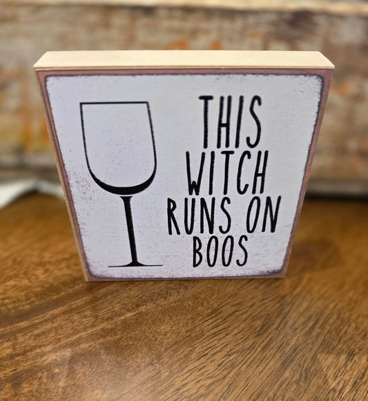 Witch Runs on Boos Block