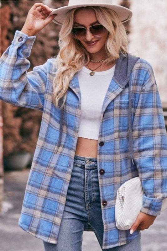 Plaid Hoodie Flannel