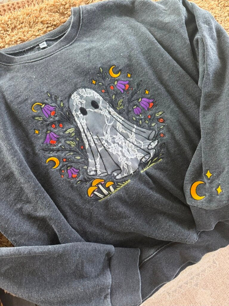 Lace Ghost in Bloom Crew