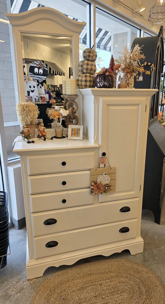 Dresser with mirror