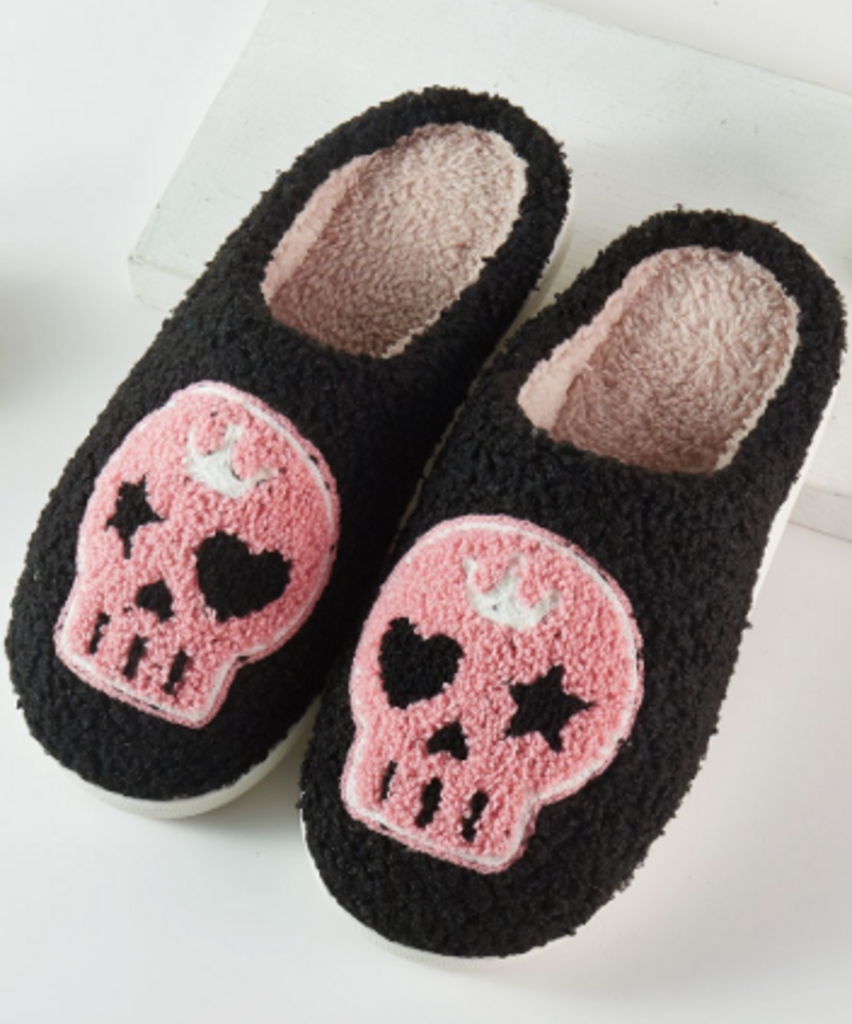 Crown Skull Slippers