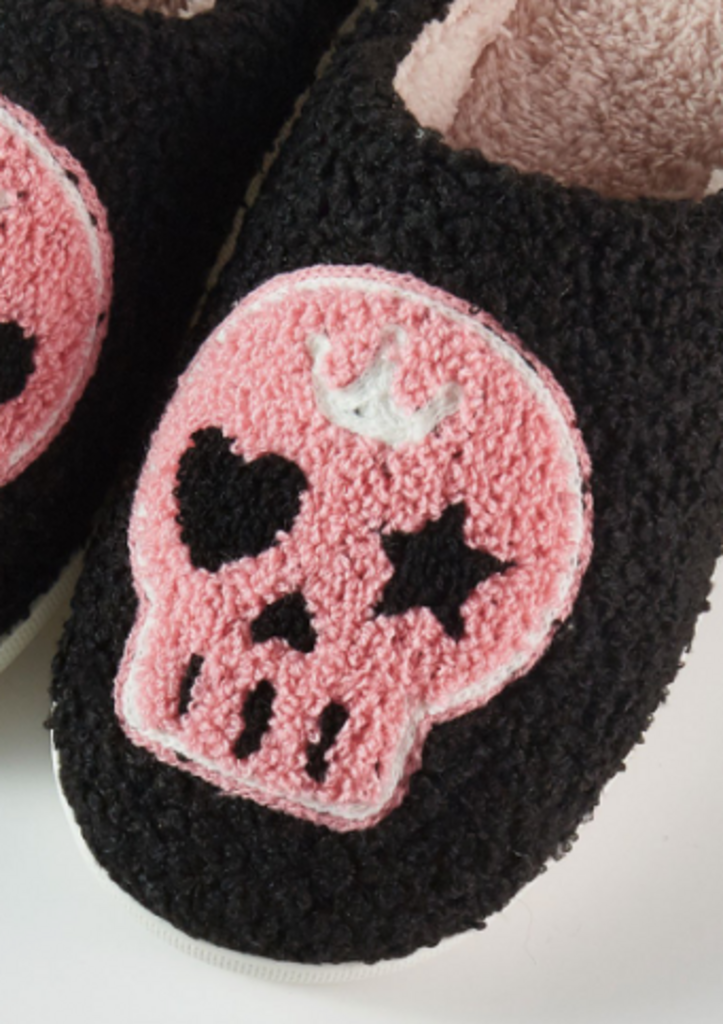 Crown Skull Slippers