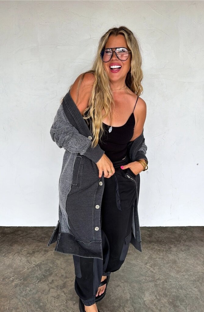 Sweatshirt Cardigan