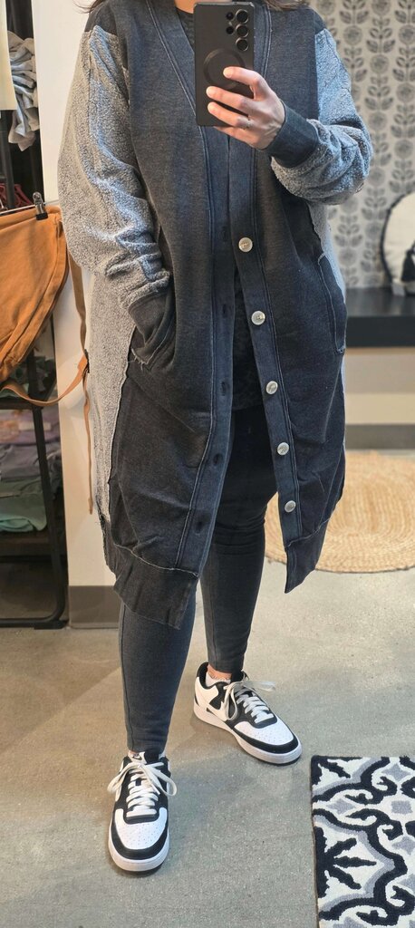Sweatshirt Cardigan
