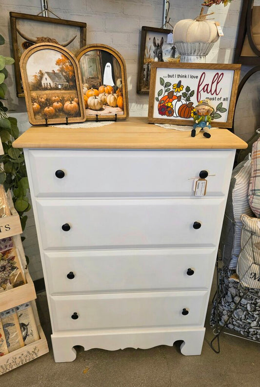 Petite White Dresser