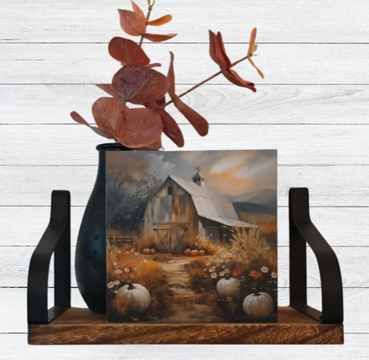 Barn & Pumpkins Mini