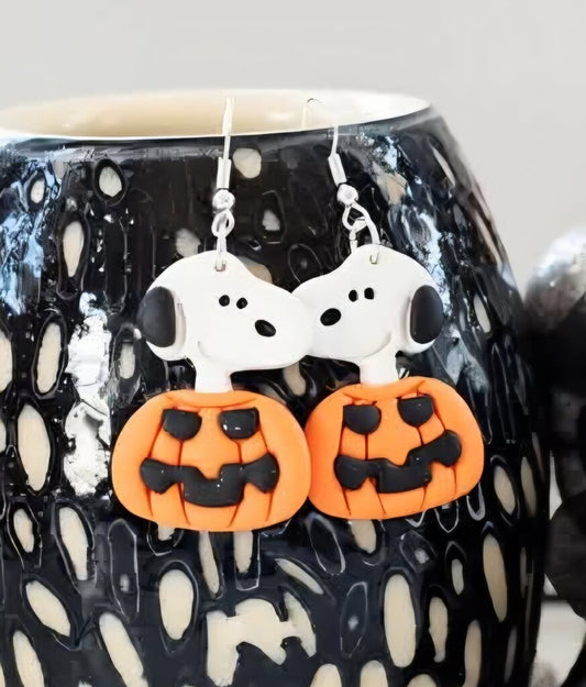 Snoopy Pumpkin Dangle