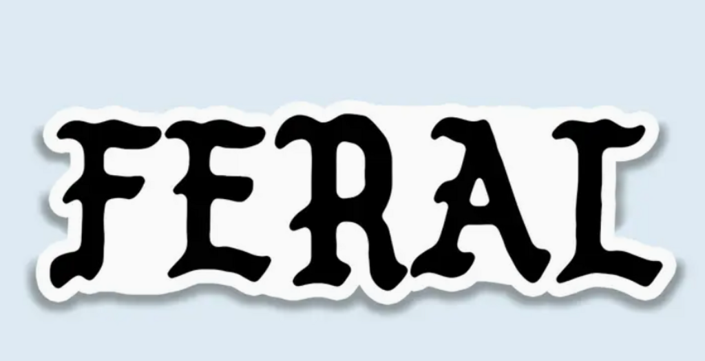 Feral Sticker