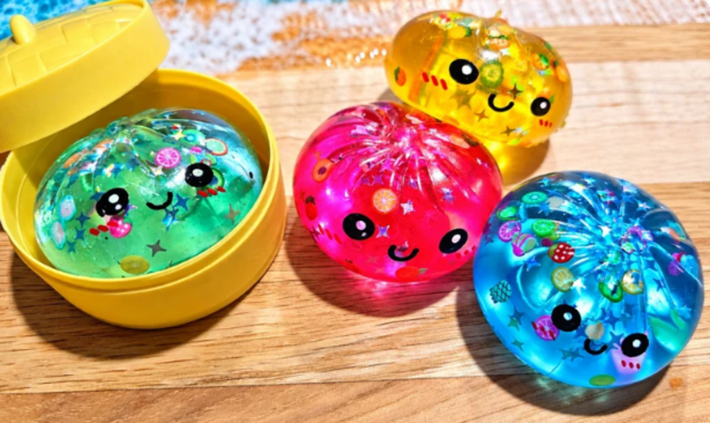Mystery Mini Fruit Glitter Dumpling Maltose Squishy