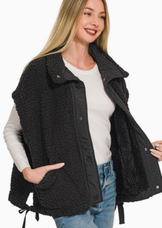 Oversized Faux Fur Vest