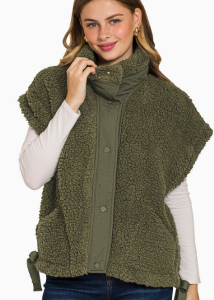 Oversized Faux Fur Vest