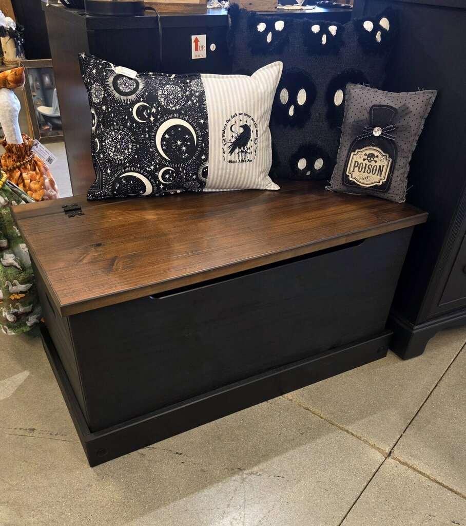 Pine Storage Bench