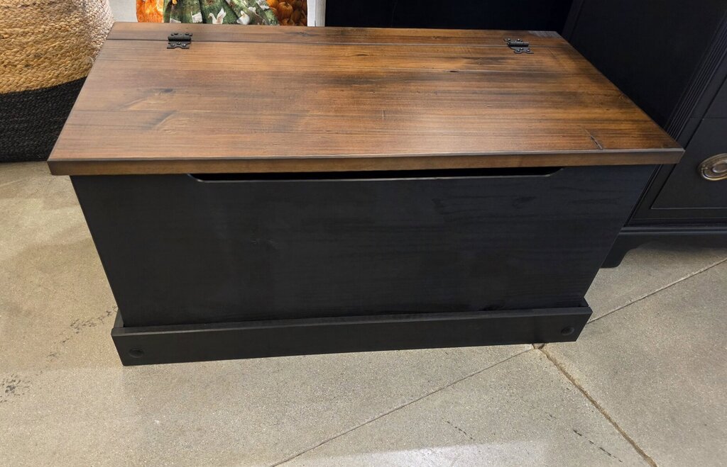 Pine Storage Bench