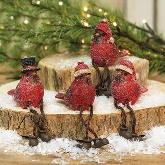 Resin Cardinal Sitter