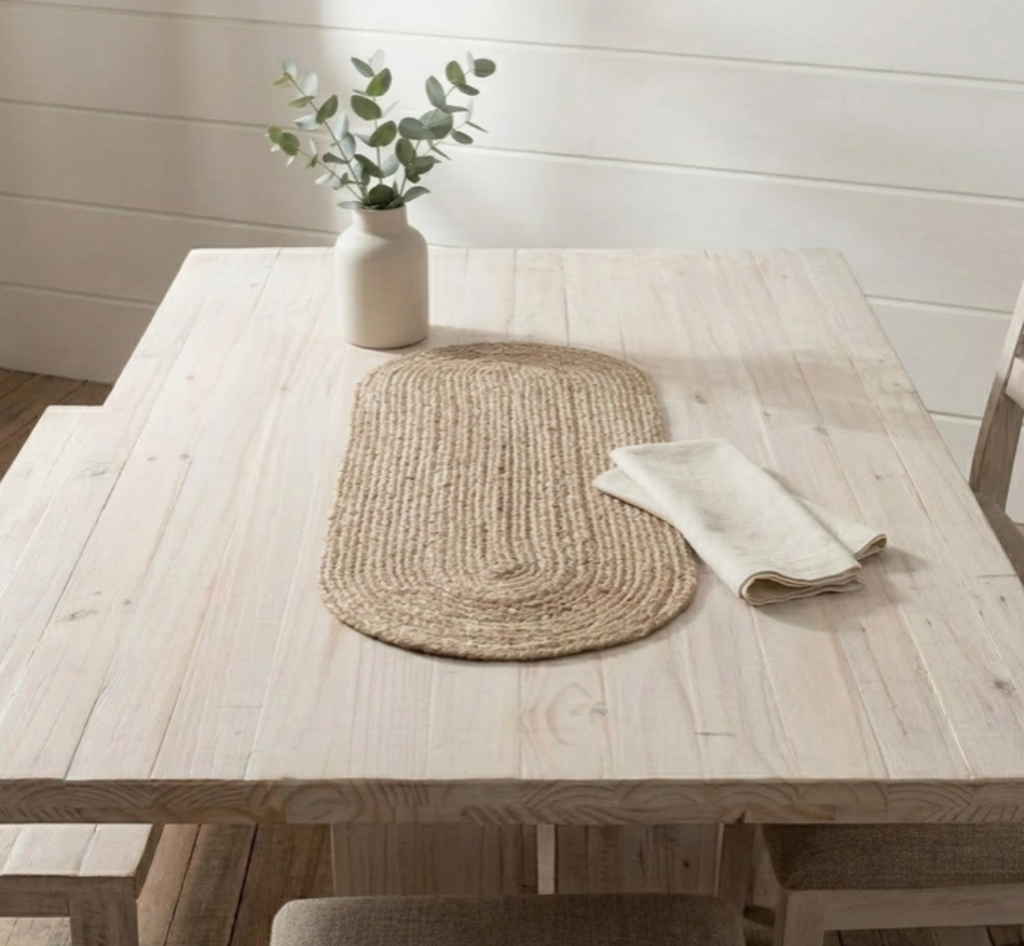 Natural Braided Oval Runner