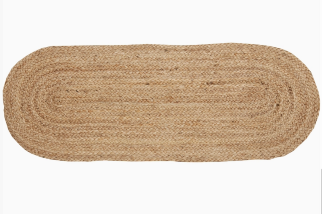 Natural Braided Oval Runner
