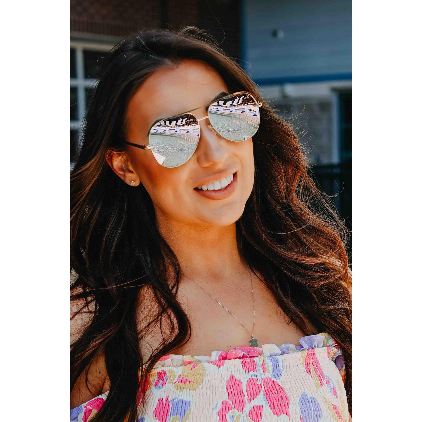 Ready to Ship | The Alex Pink/Gold - High Quality Unisex Aviator Sunglasses