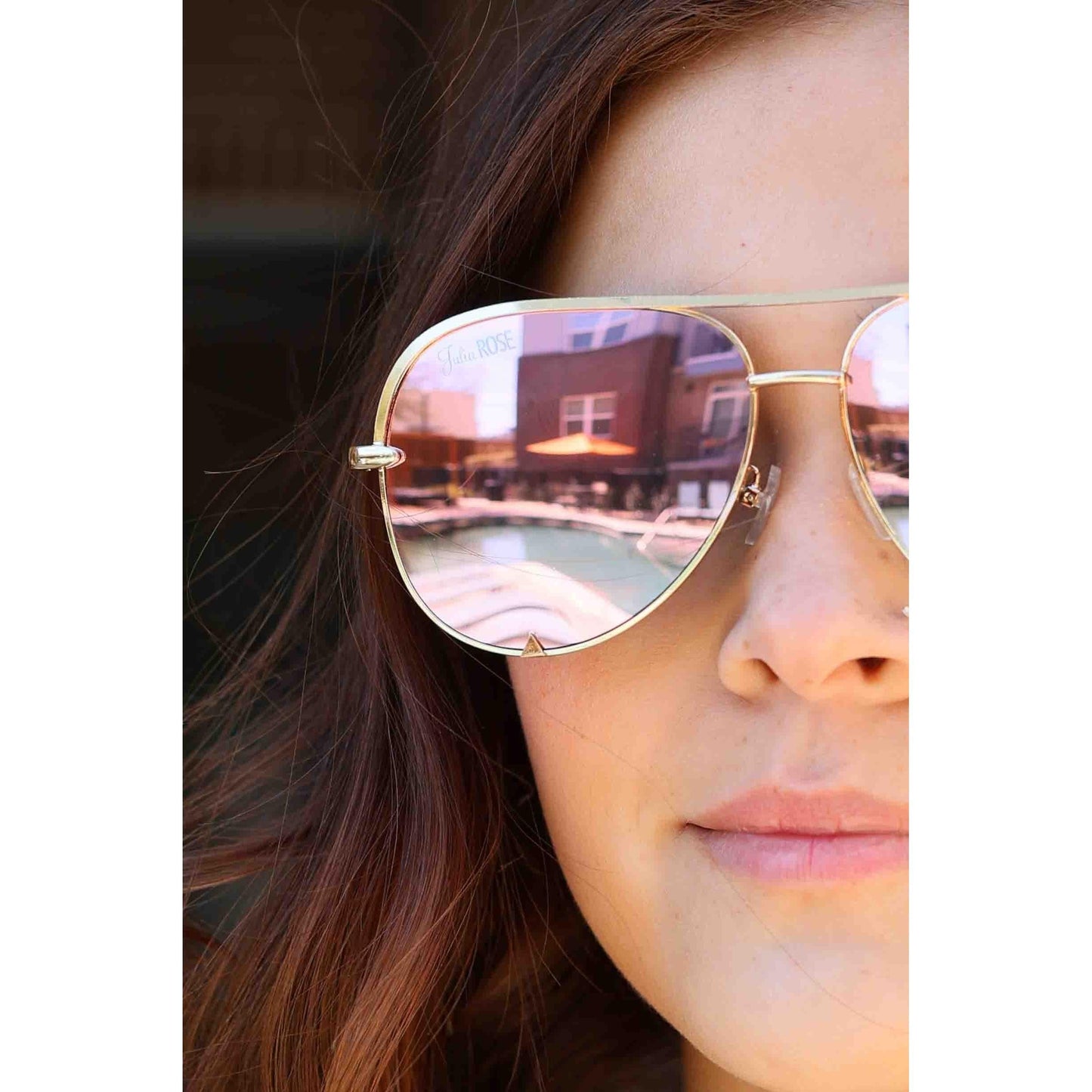 Ready to Ship | The Alex Pink/Gold - High Quality Unisex Aviator Sunglasses