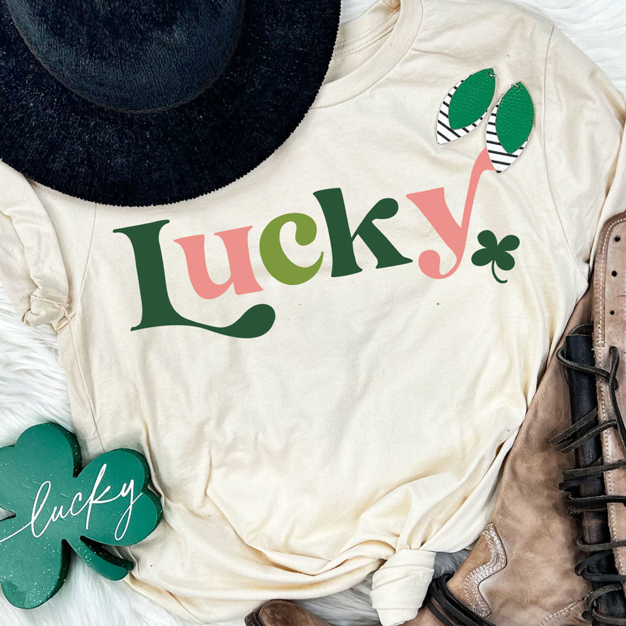 Lucky Colorful Everyday Tee