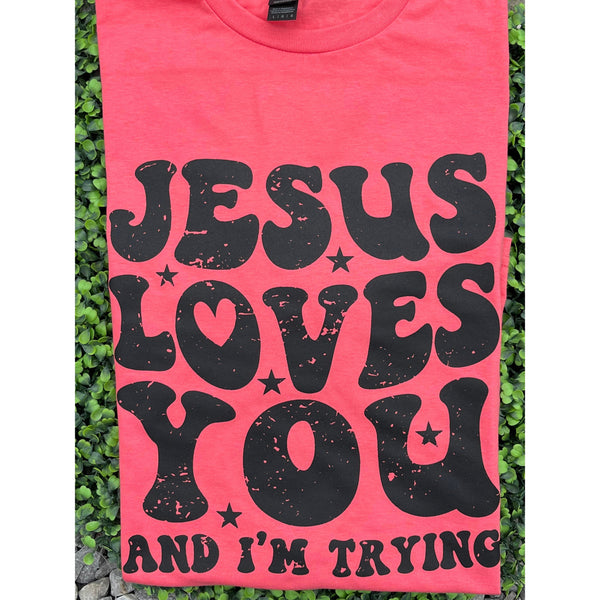 Jesus loves you  Graphic tee