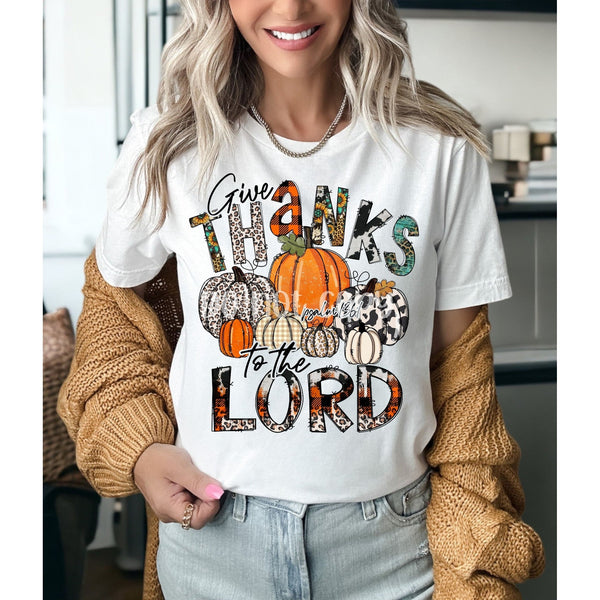 Give thanks graphic tee