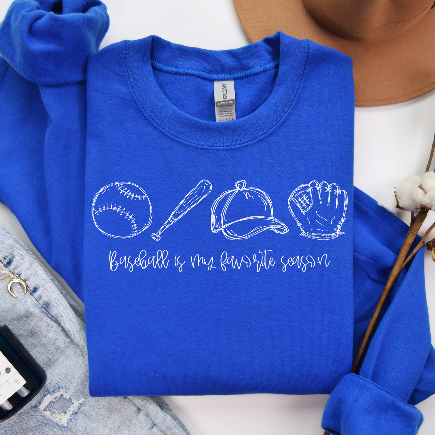 Baseball Is My Favorite Season Graphic Tee