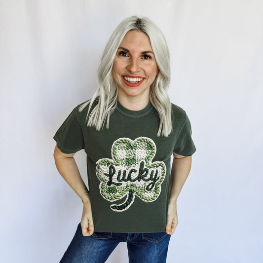 Crochet Lucky Graphic Tee