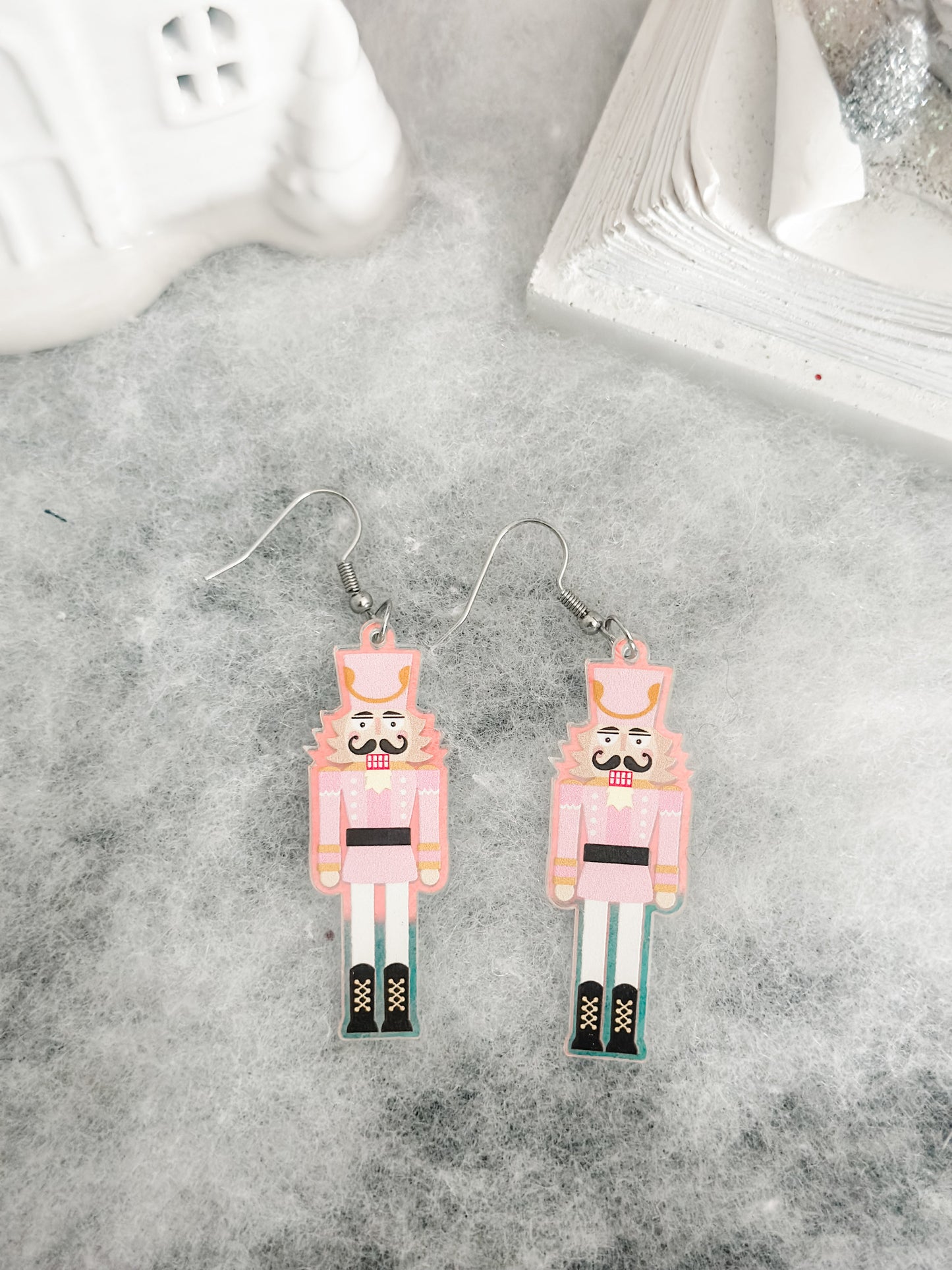 "Christmas Nutcracker" Dangle Earrings