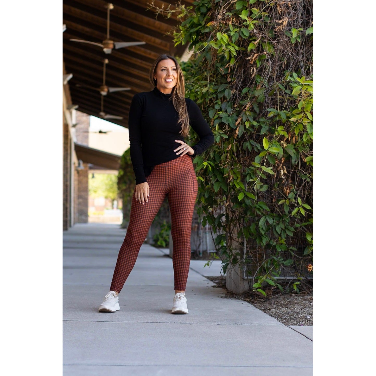 Ready to Ship | Houndstooth Full Length Leggings Round 2