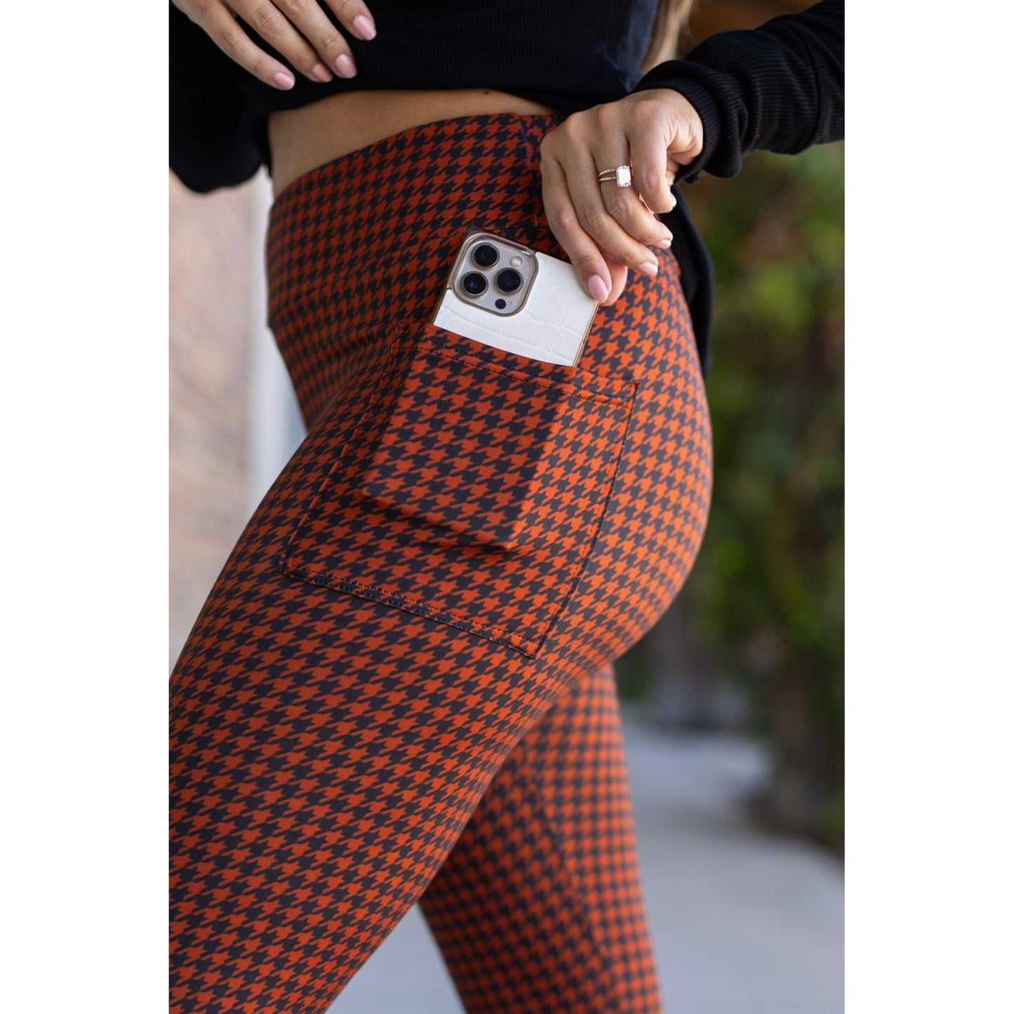 Ready to Ship | Houndstooth Full Length Leggings Round 2