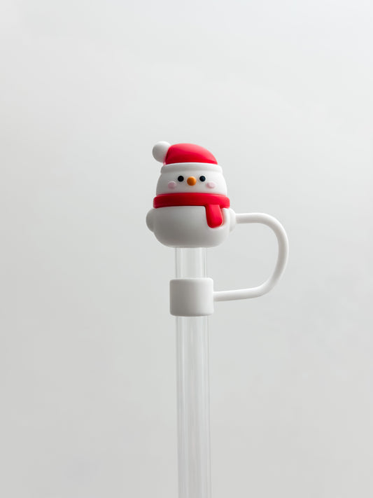 Straw Cover 10MM "Snowman"