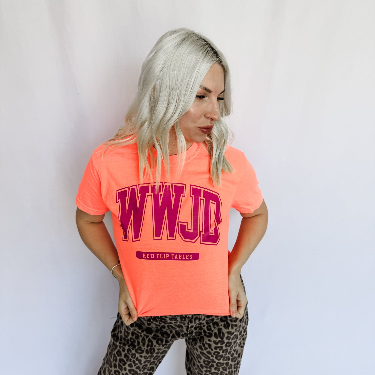 WWJD Flip Tables Graphic Tee