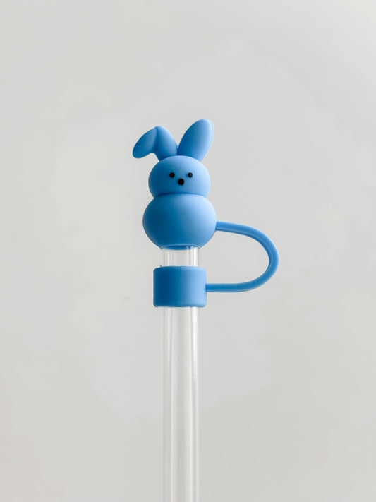 Straw Cover 10MM "Blue Bunny"