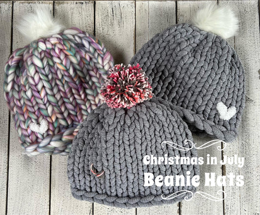 Chunky Yarn Hand Knitted Beanie Workshop Sunday 08/27 11:30am