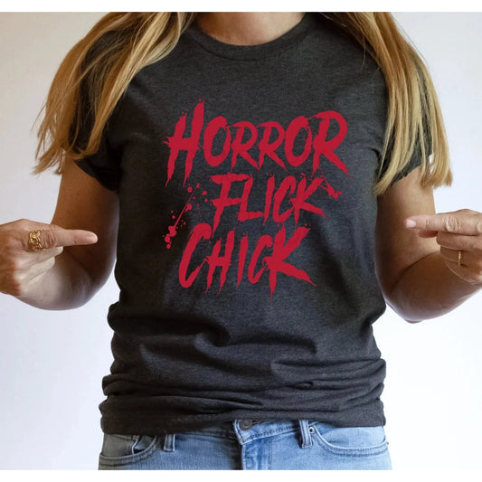 Horror Flick Chick Graphic Tee