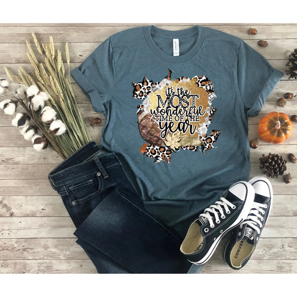 MOST WONDERFUL TIME OF THE YEAR  fall Graphic Tee