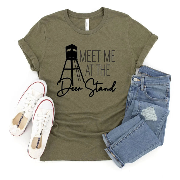 meet me at the Deer Stand GRAPHIC TEE