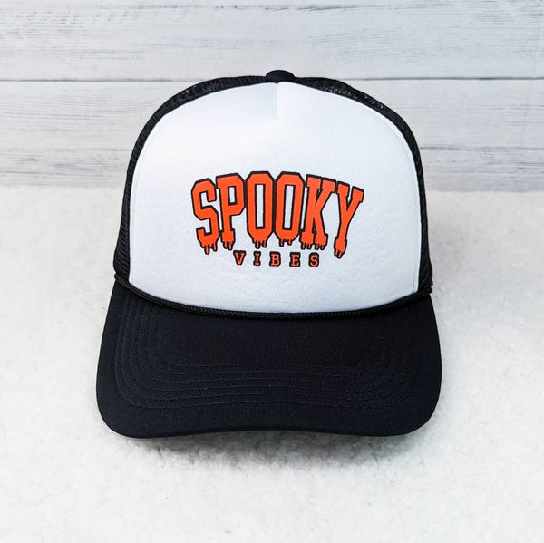Spooky Vibes Glow In The Dark Foam Trucker Hat