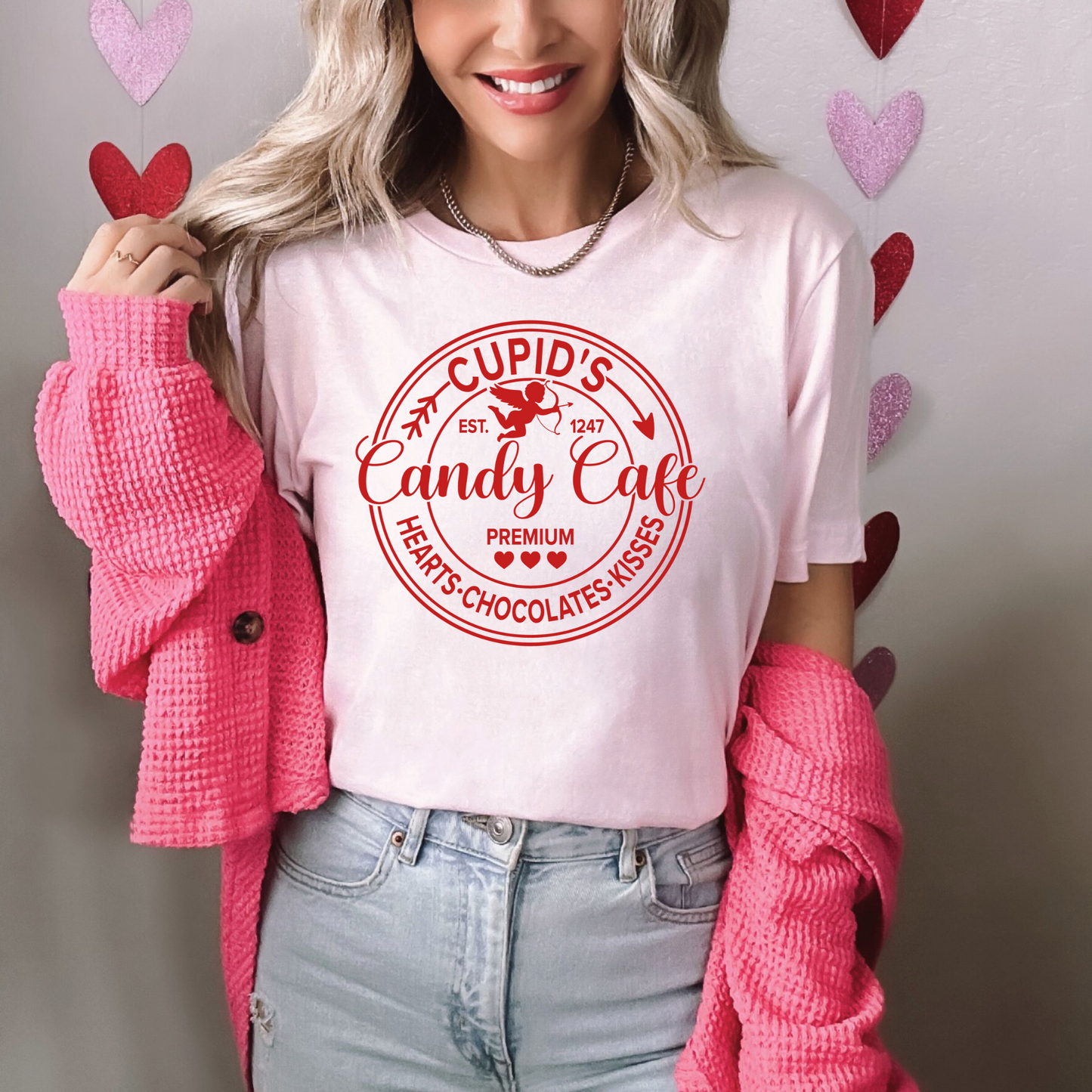 Cupid’s Candy Cafe Soft Graphic Tee