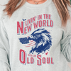 Livin' in the New World With An Old Soul Crewneck Fleece