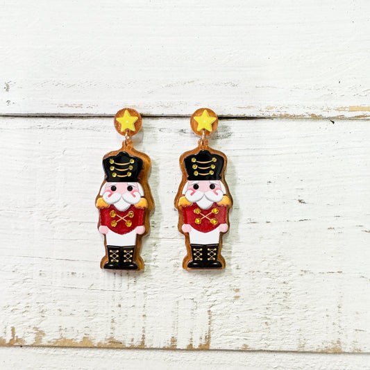 Envy Stylz Boutique Women - Accessories - Earrings Cartoon Cookie Nutcracker Dangle Earrings