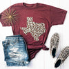 Envy Stylz Boutique Women - Apparel - Shirts - T-Shirts Leopard Texas Soft Graphic Tee