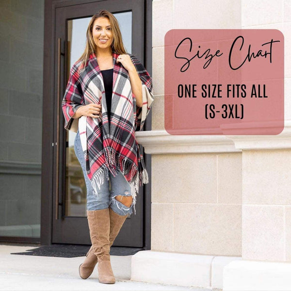 *Ready to Ship |  The Celine One Size Shawl/Ponchos