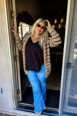 Stripe Miley Dot Cardigan